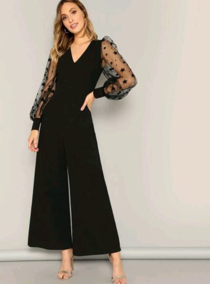 Women Star Elegant Stylish Party Wear Jumpsuit