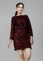 Women  Sequin Zagmag Elegant Stylish Statement Dress
