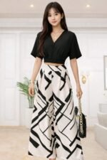 Women Lavish Co-Ords Set – Elegant Stylish Two-Piece Outfit - Image 3